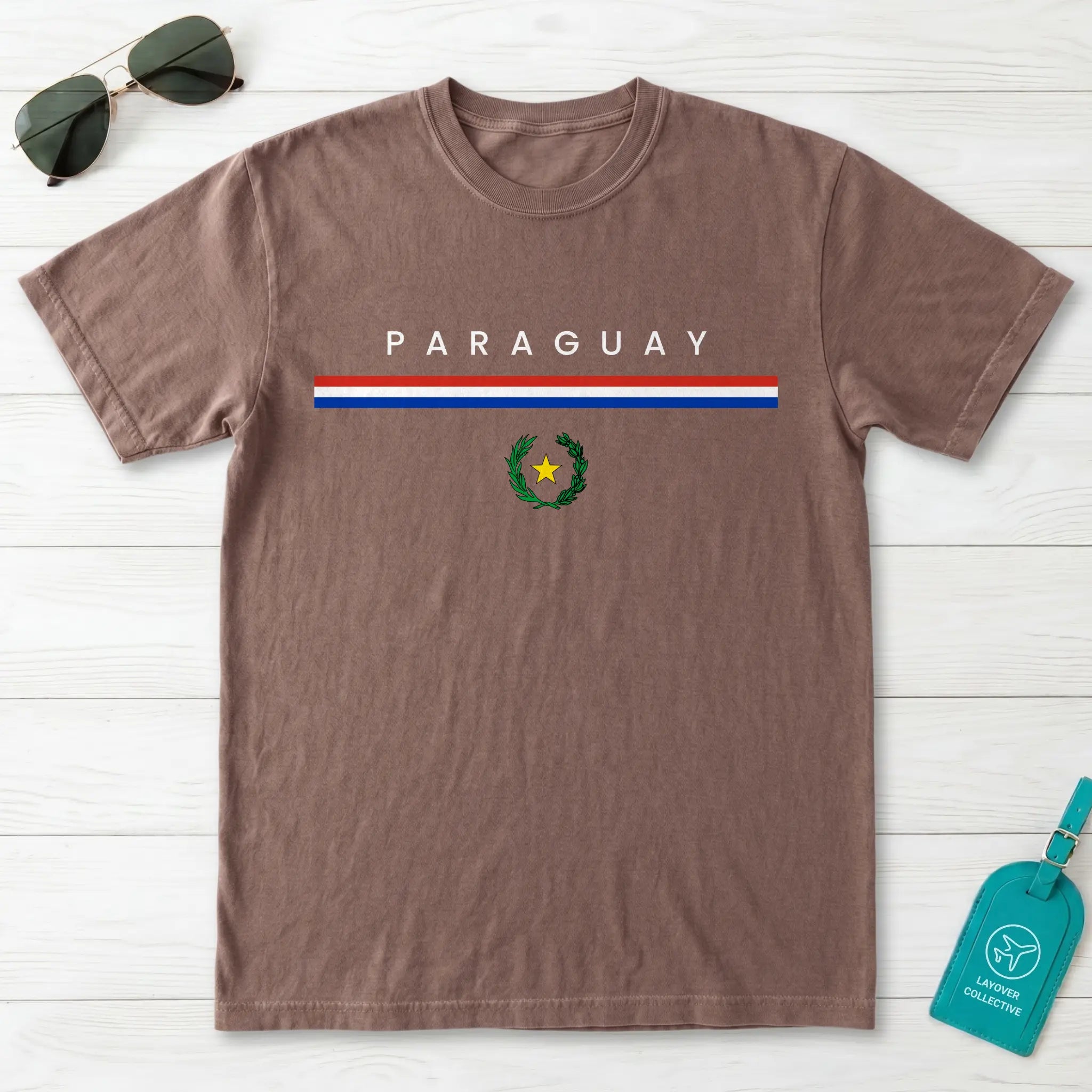 Paraguay Flagline T-Shirt