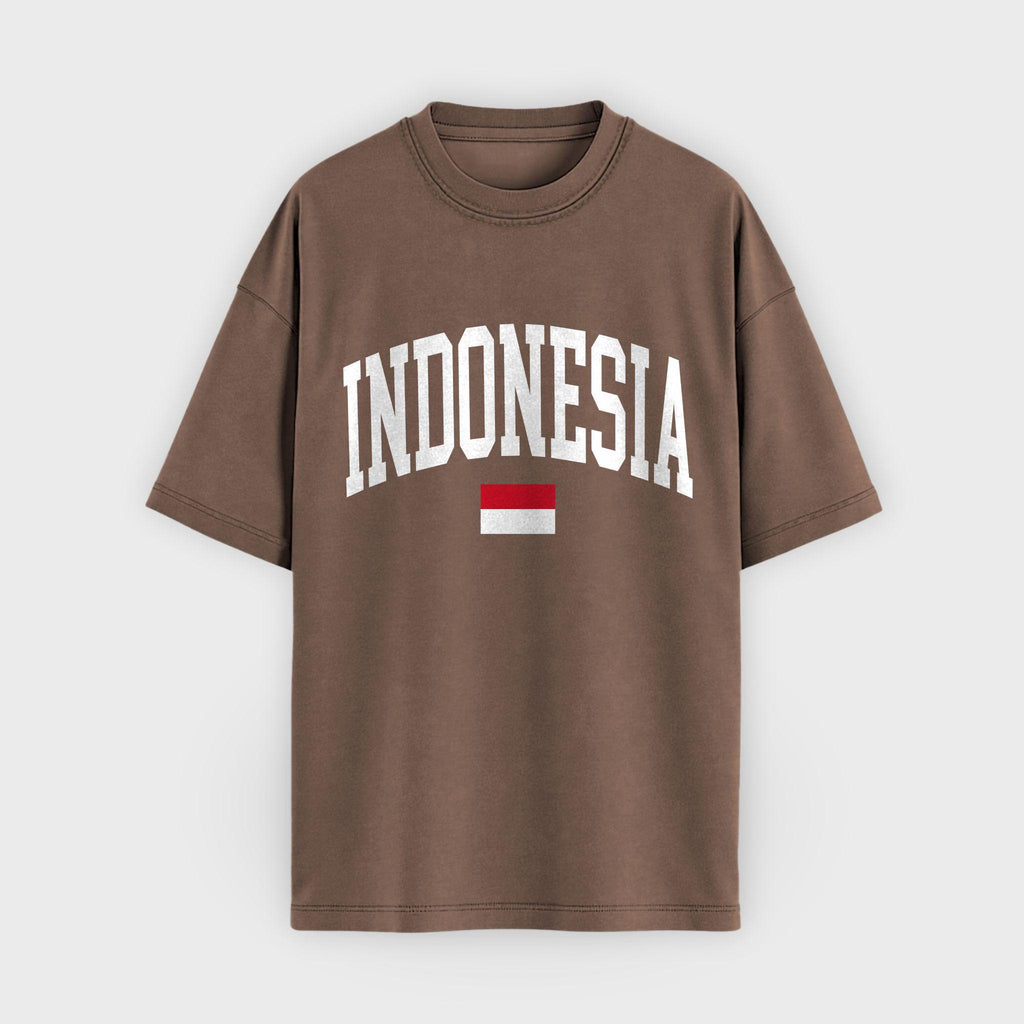 Indonesia Collegiate Flag T-Shirt