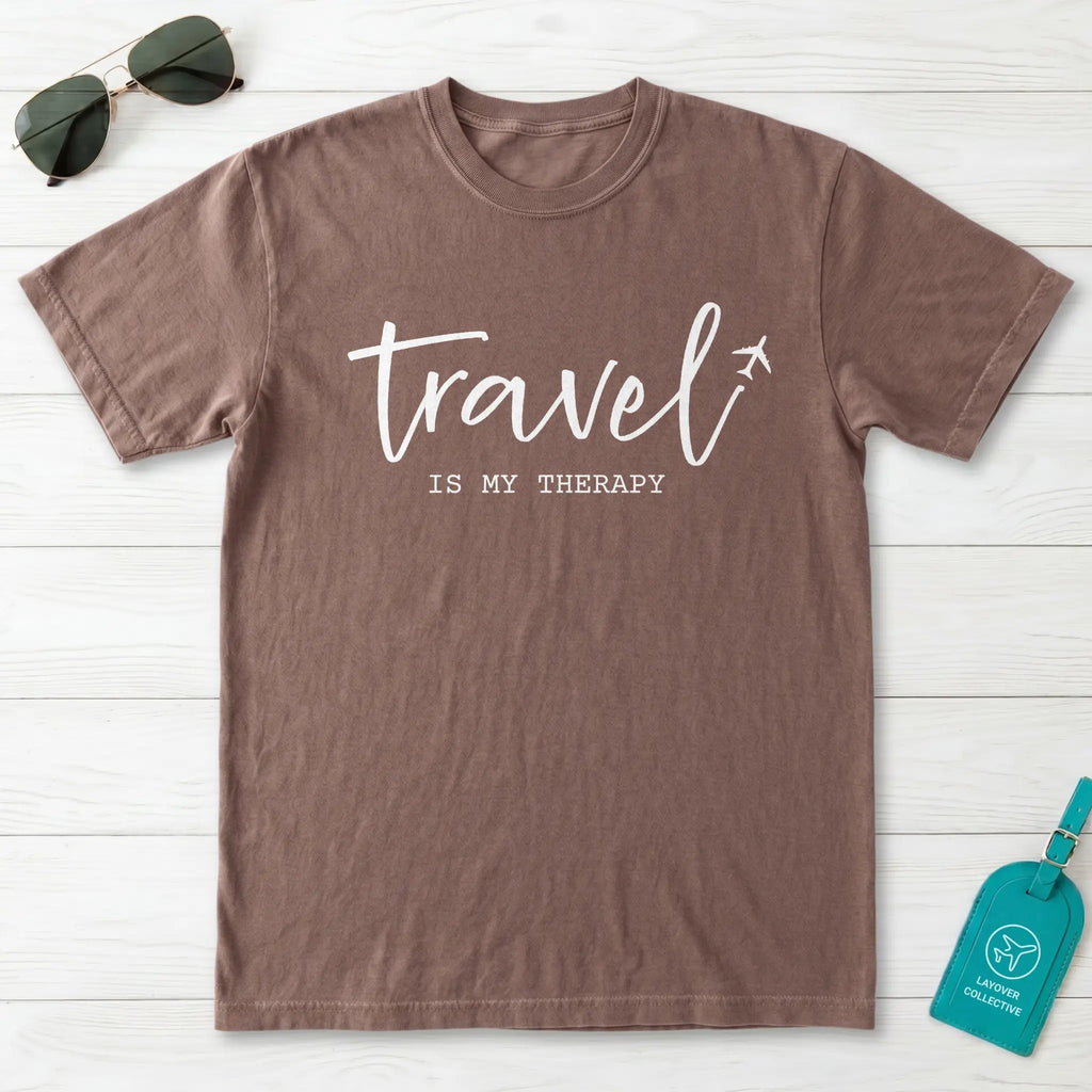 Travel Is My Therapy T-Shirt