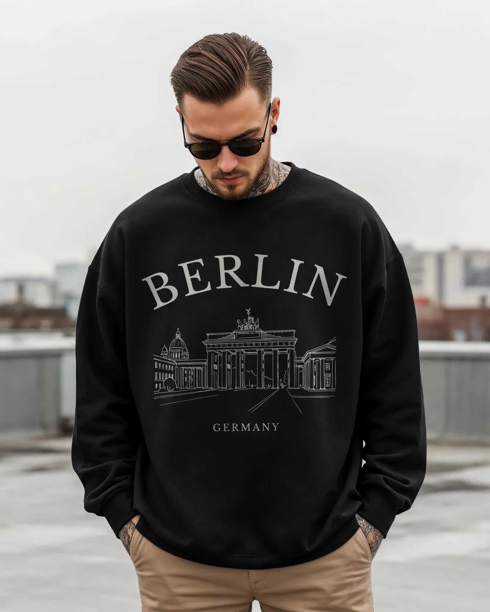 Berlin Vintage Sketch Sweatshirt