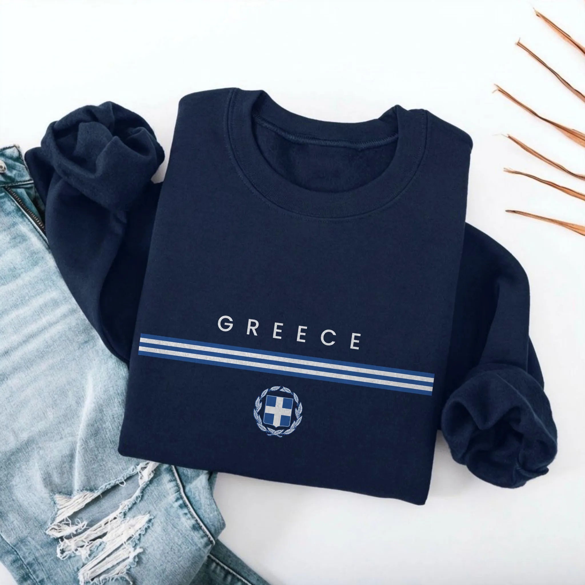 Greece Flagline Sweatshirt