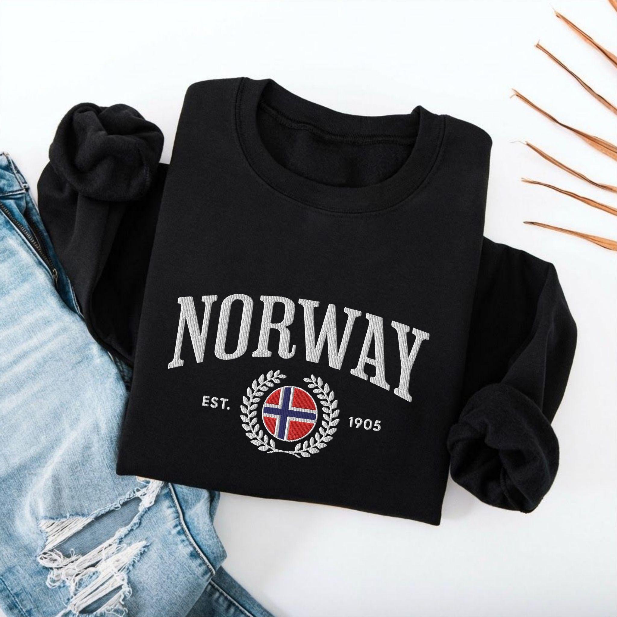 Norway Crest Embroidered Sweatshirt