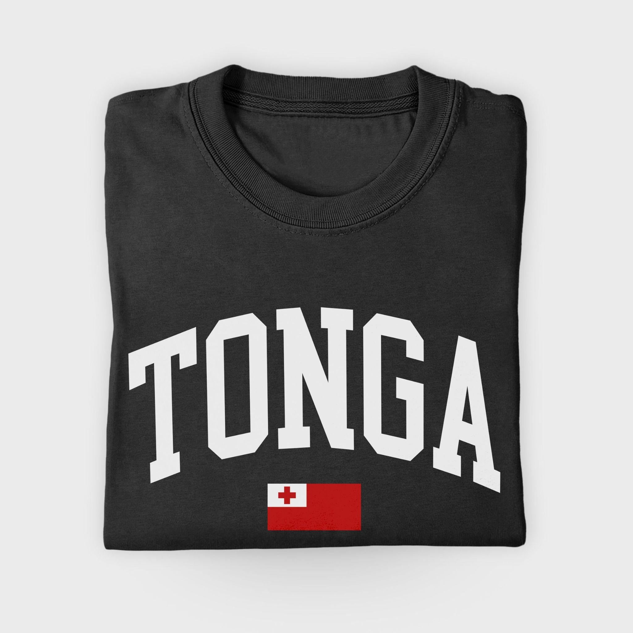 Tonga Collegiate Flag T-Shirt