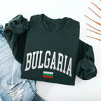 Bulgaria Collegiate Flag Sweatshirt