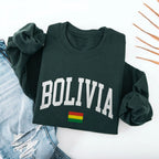 Bolivia Collegiate Flag Sweatshirt