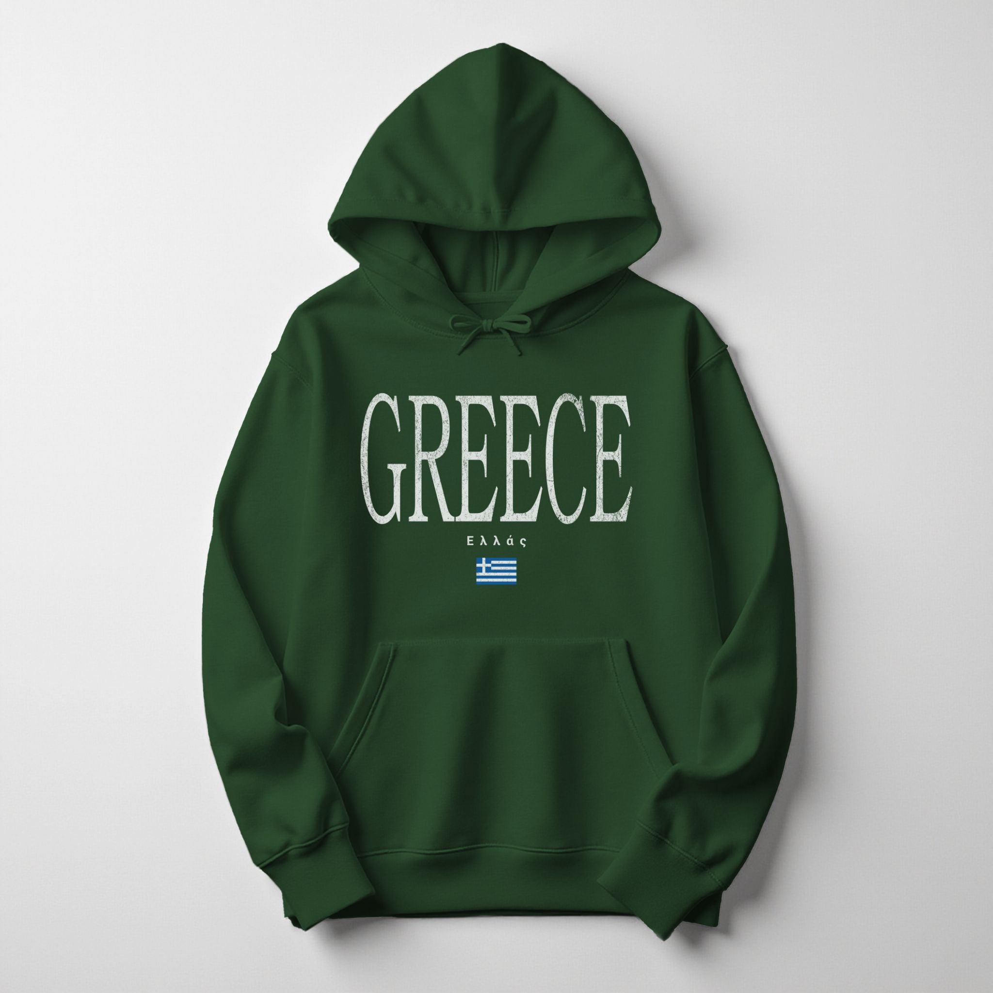 Distressed Greece Hoodie