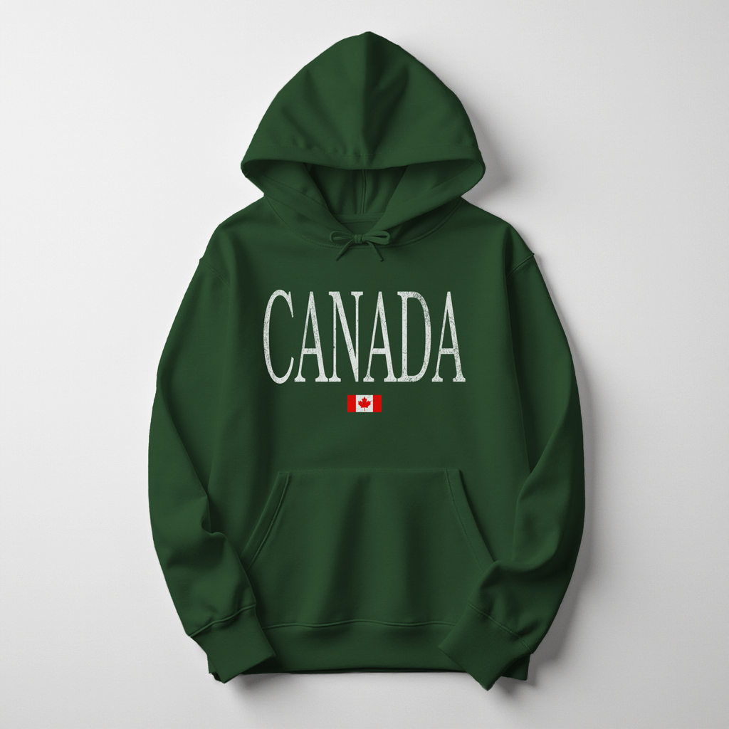 Distressed Canada Hoodie