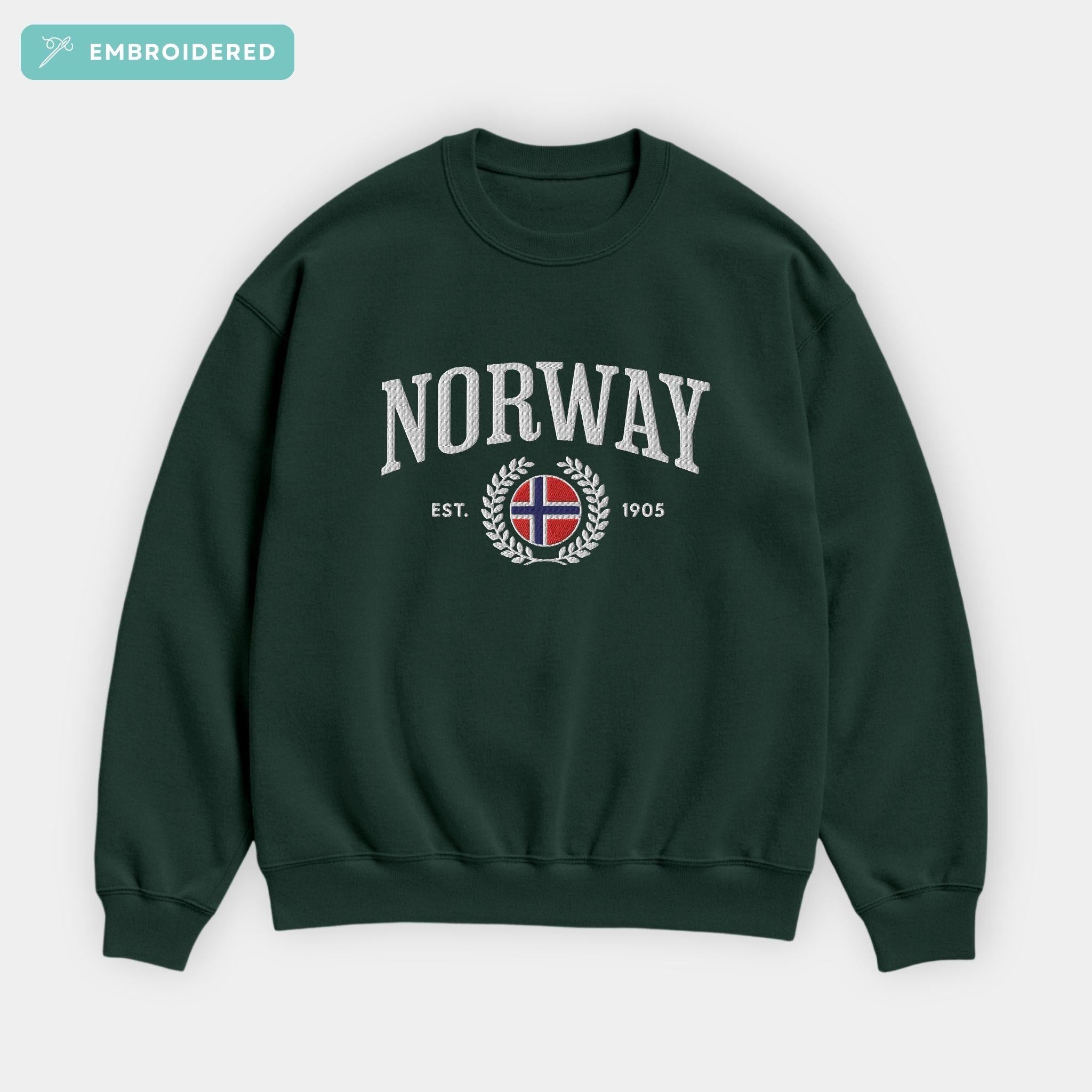 Norway Crest Embroidered Sweatshirt