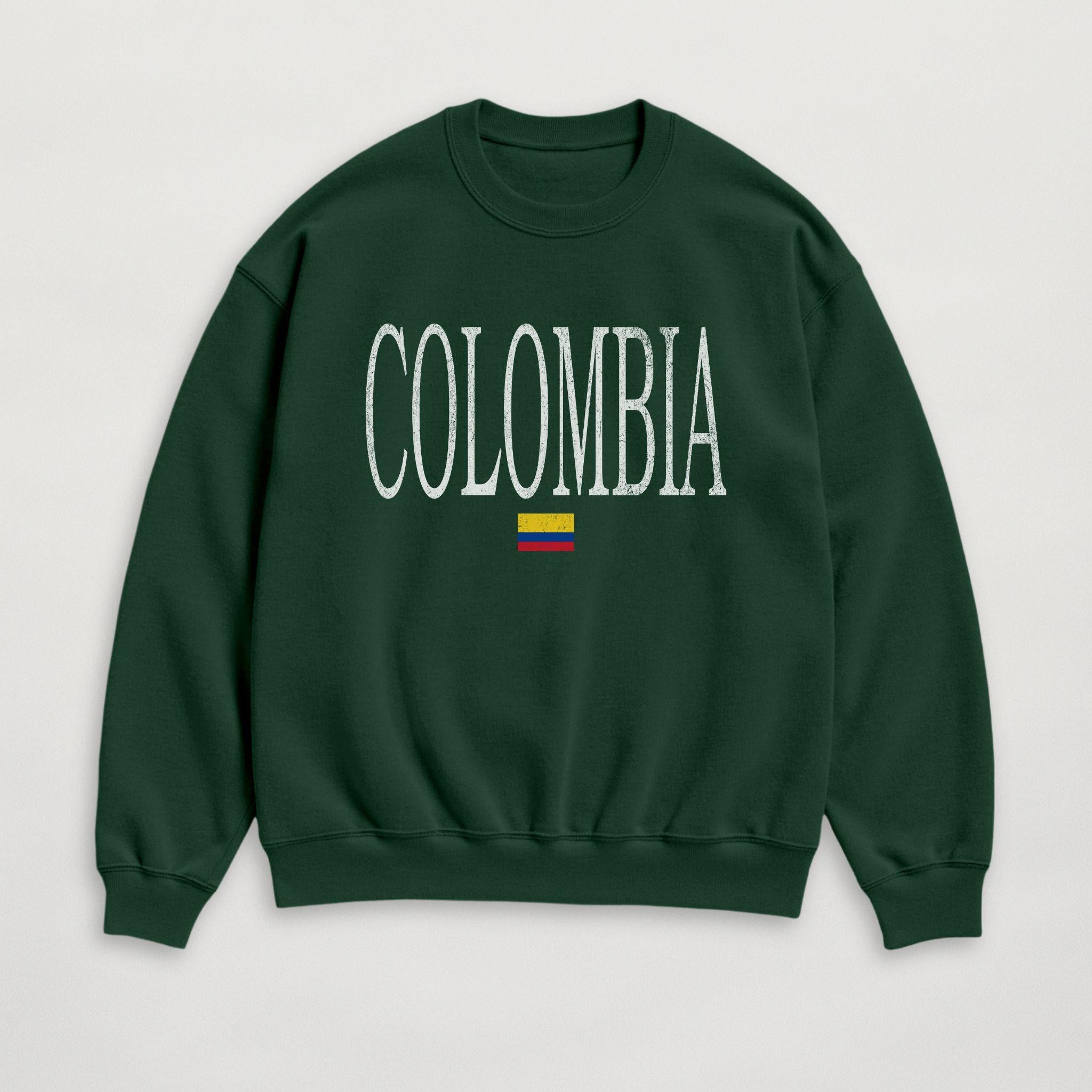 Distressed Colombia Sweatshirt