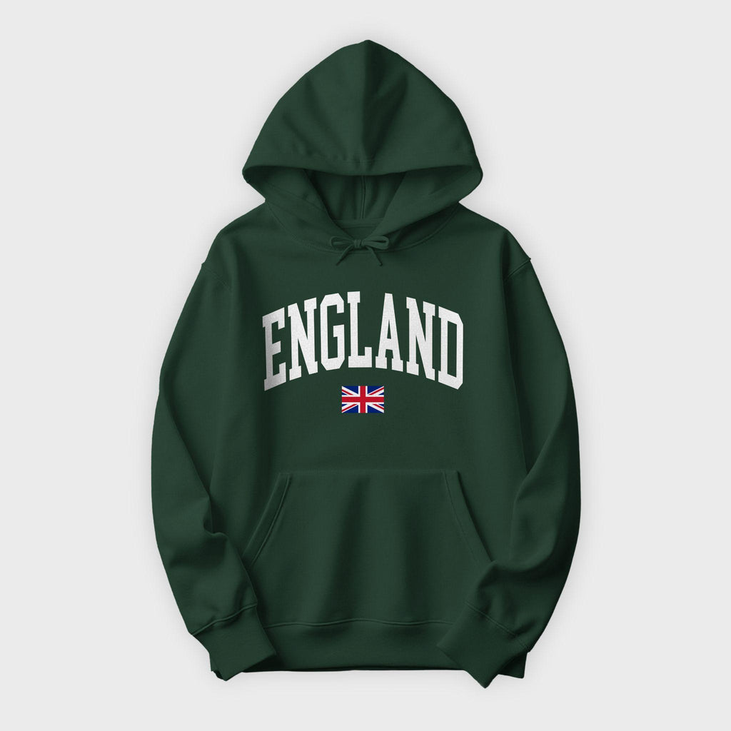 England Collegiate Flag Hoodie