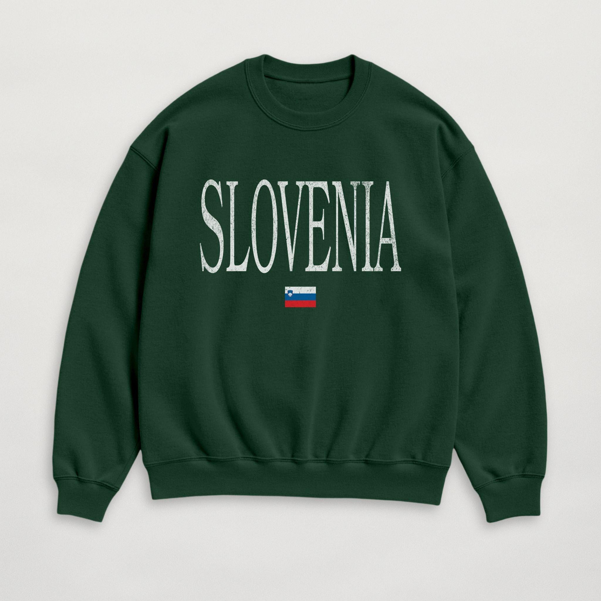 Distressed Slovenia Sweatshirt