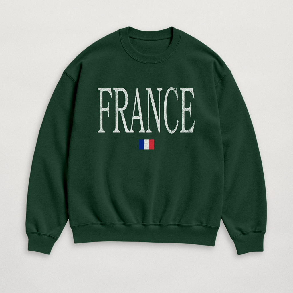 Distressed France Sweatshirt