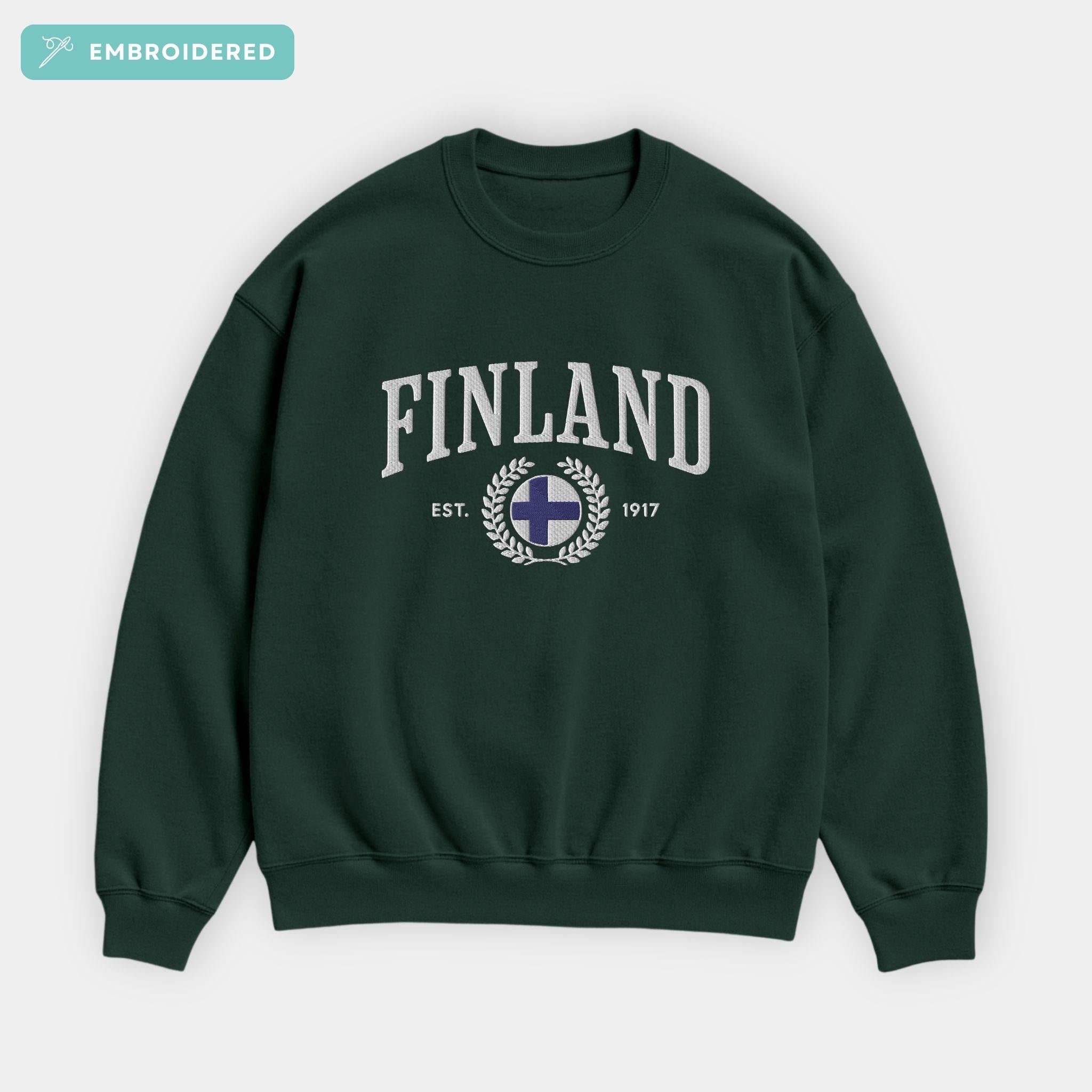 Finland Crest Embroidered Sweatshirt