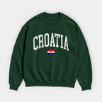 Croatia Collegiate Flag Sweatshirt