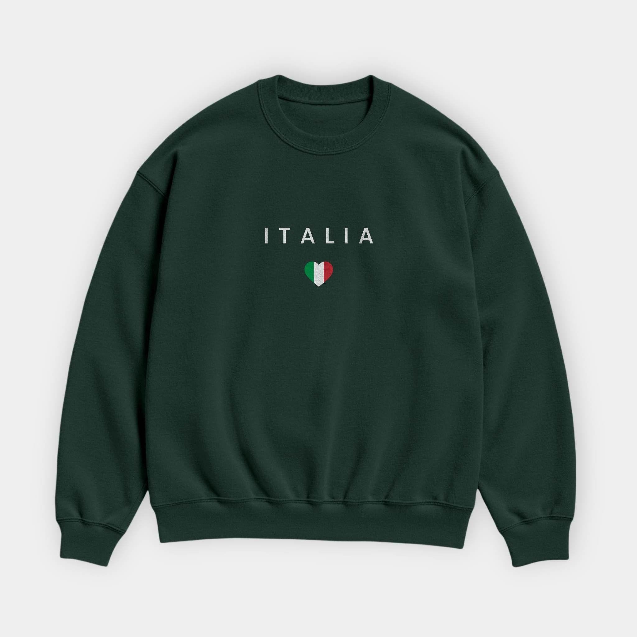 Italy Minimal Flag Sweatshirt