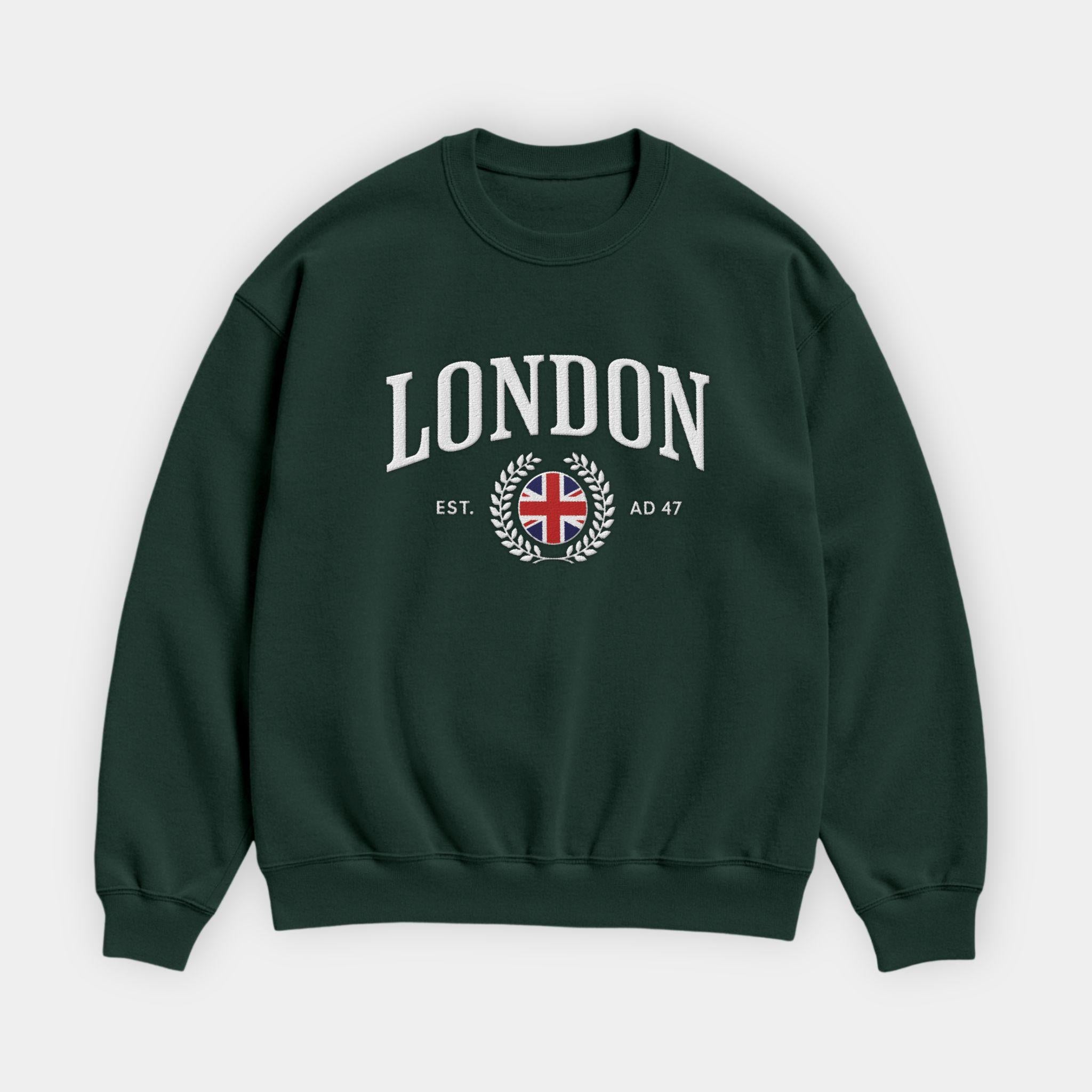 London Crest Embroidered Sweatshirt