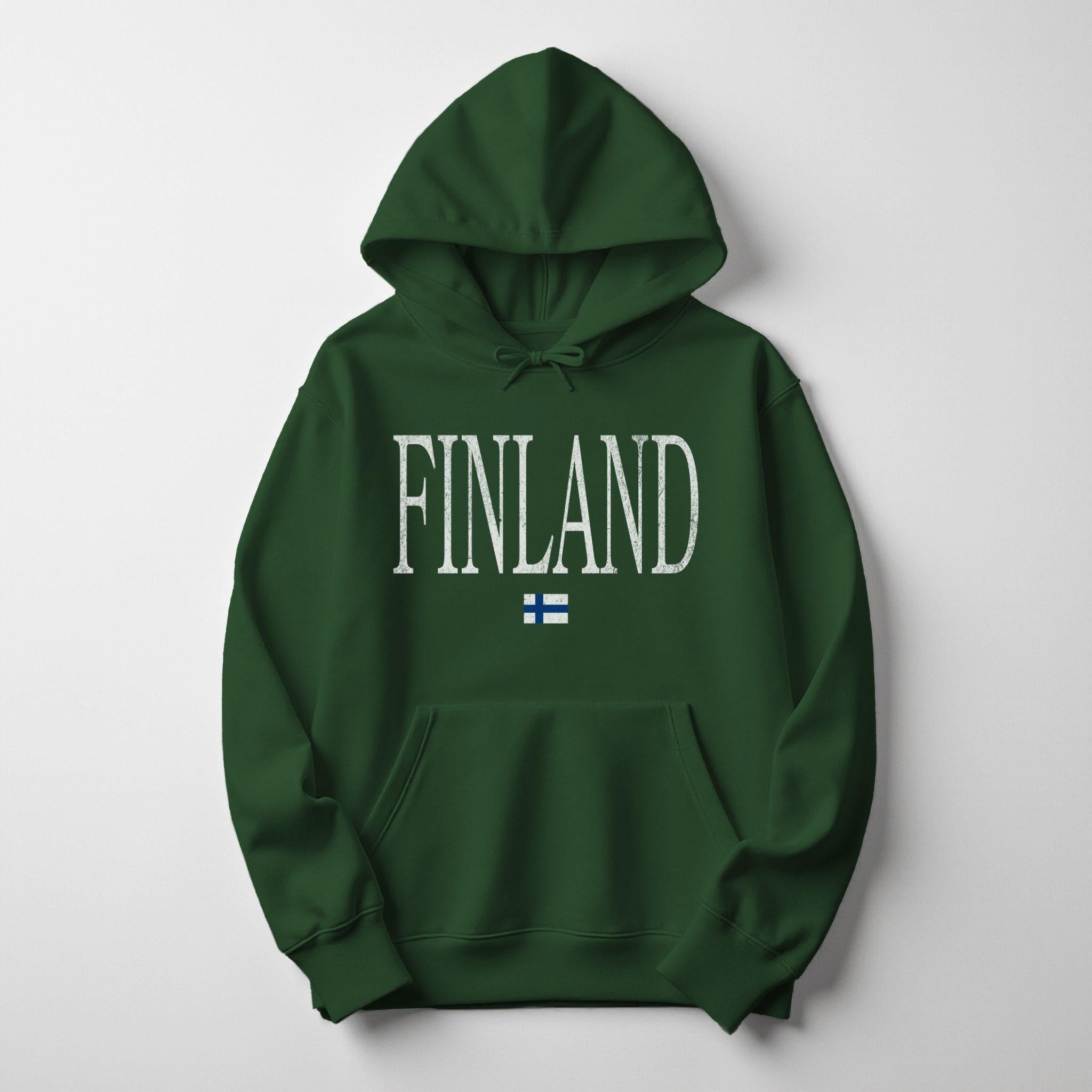 Distressed Finland Hoodie