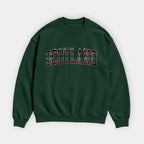 Scotland Tartan Letter Sweatshirt