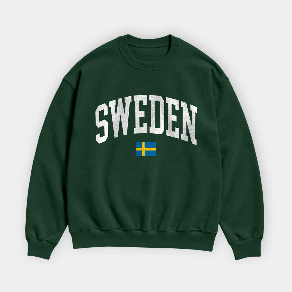 Sweden Collegiate Flag Sweatshirt