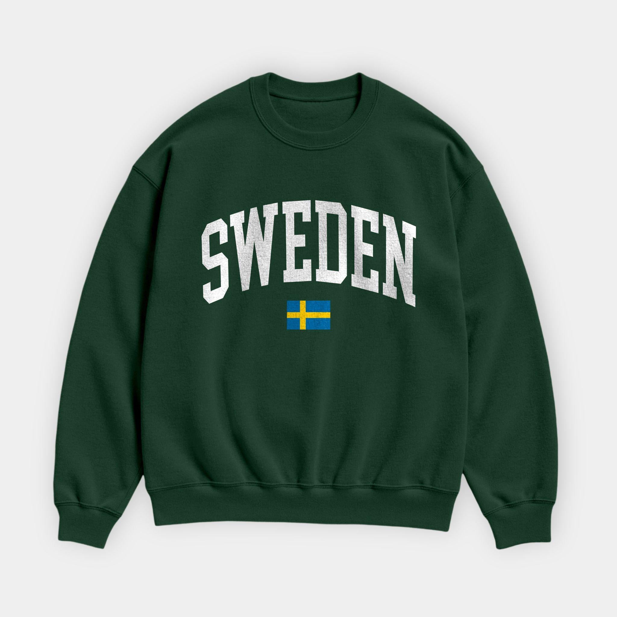 Sweden Collegiate Flag Sweatshirt