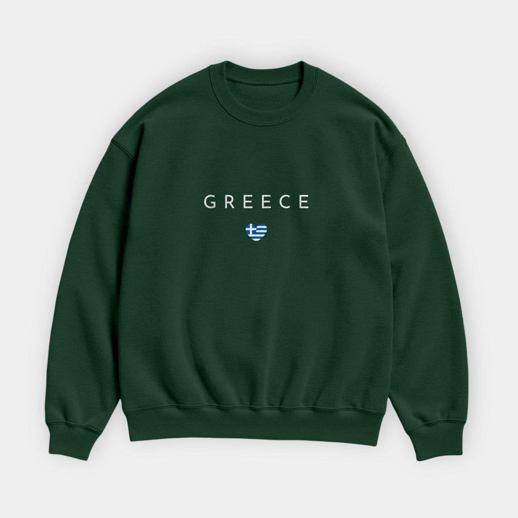 Greece Minimal Flag Sweatshirt