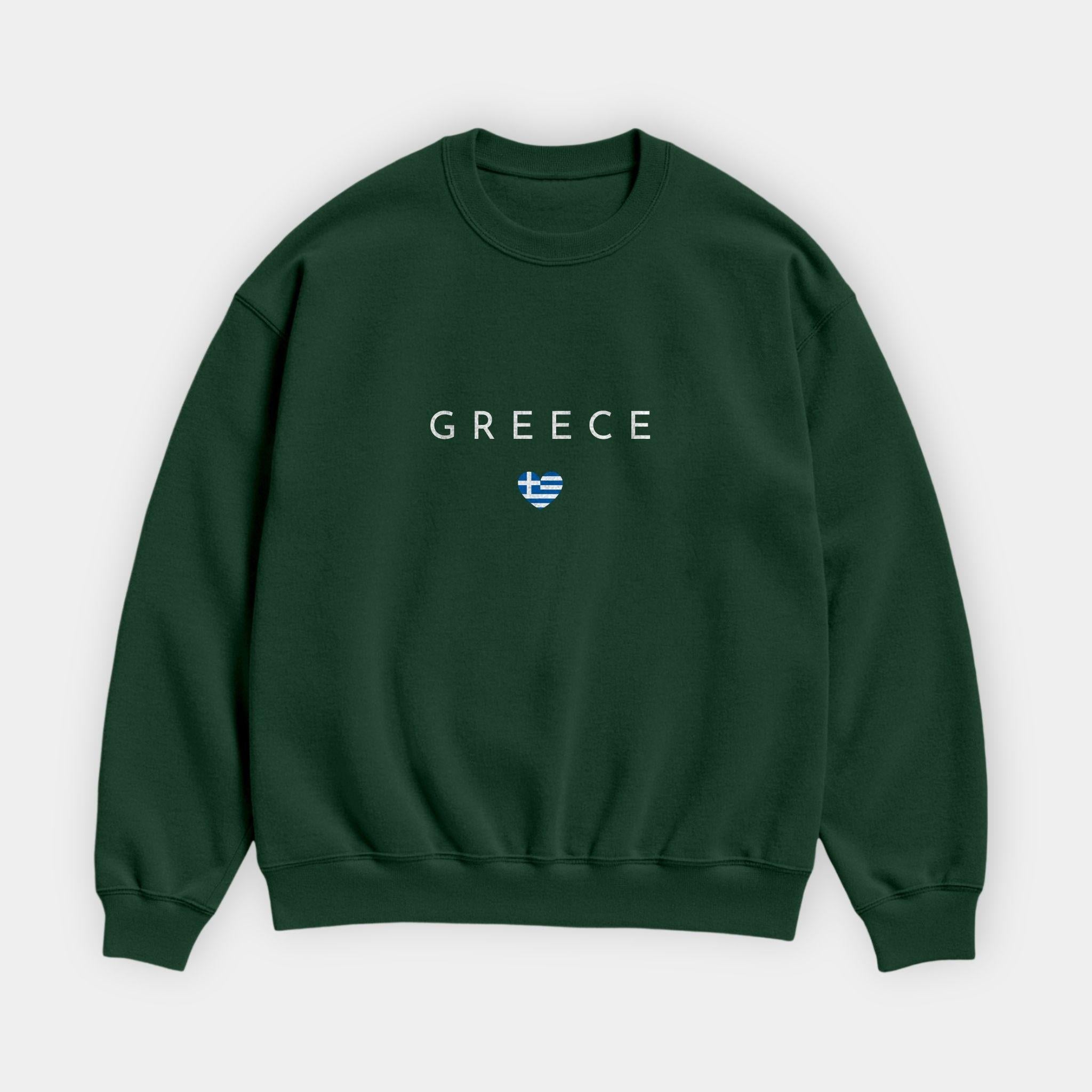 Greece Minimal Flag Sweatshirt