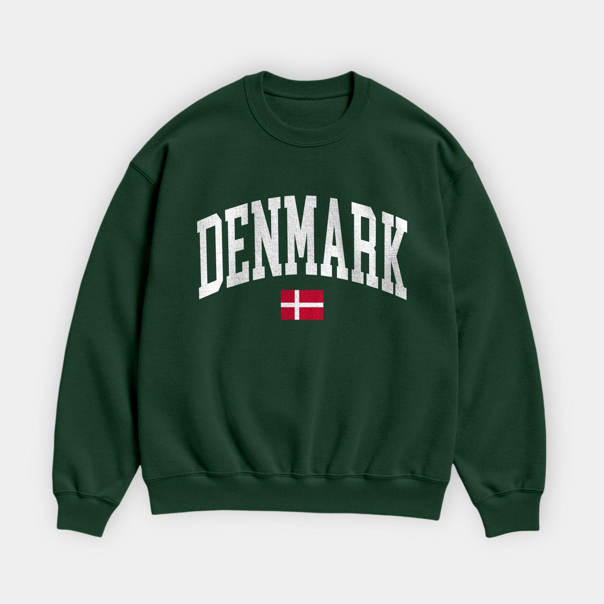Denmark Collegiate Flag Sweatshirt