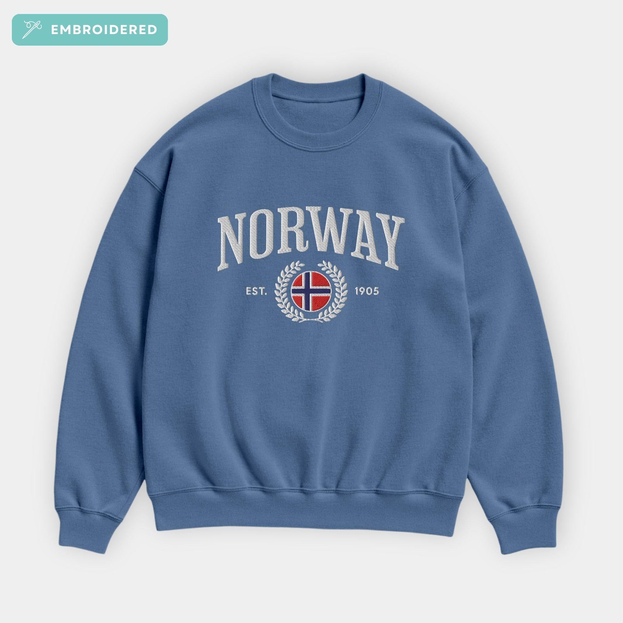 Norway Crest Embroidered Sweatshirt