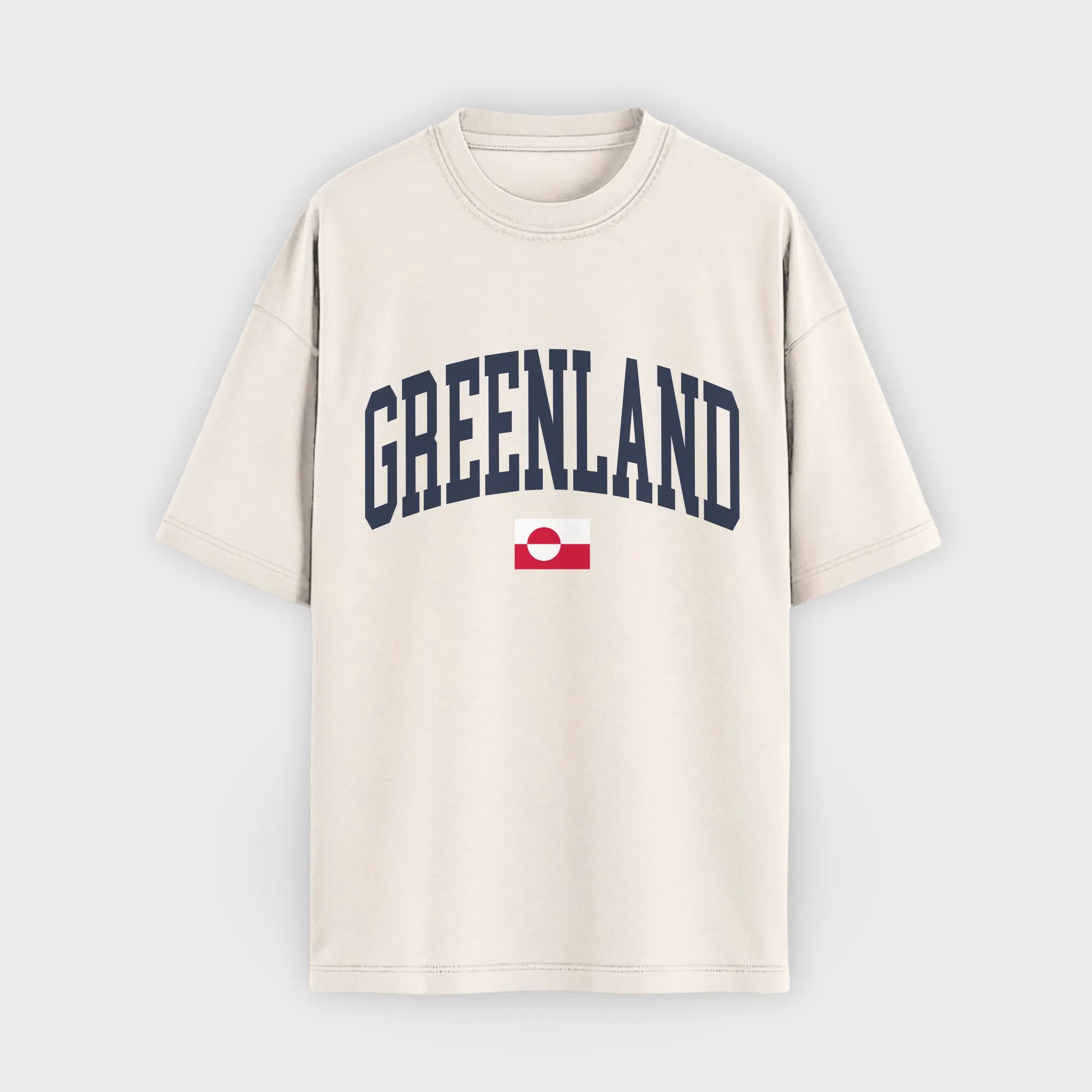 Greenland Collegiate Flag T-Shirt
