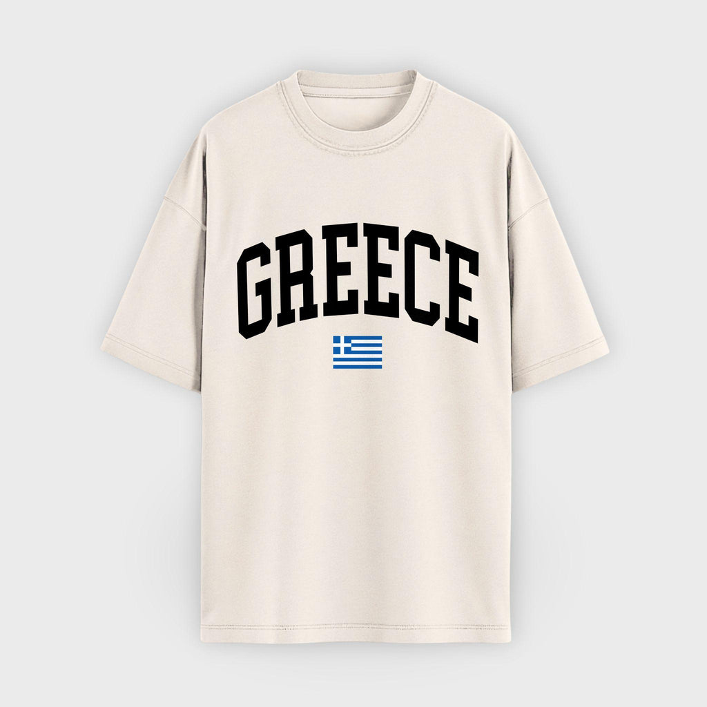 Greece Collegiate Flag T-Shirt