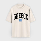 Greece Collegiate Flag T-Shirt