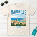 Marseille France Vintage Travel Poster T-Shirt