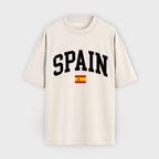 Spain Collegiate Flag T-Shirt