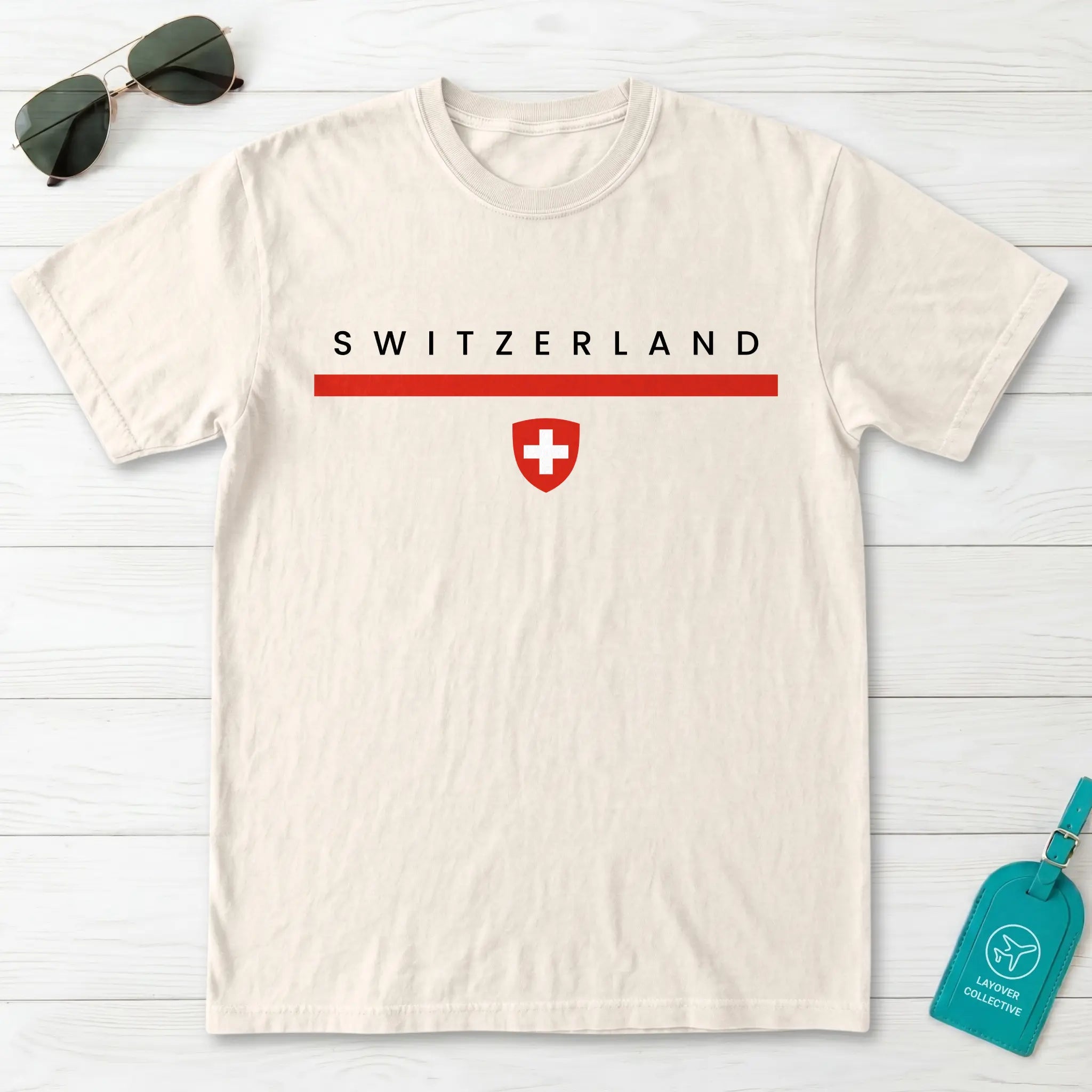 Switzerland Flagline T-Shirt