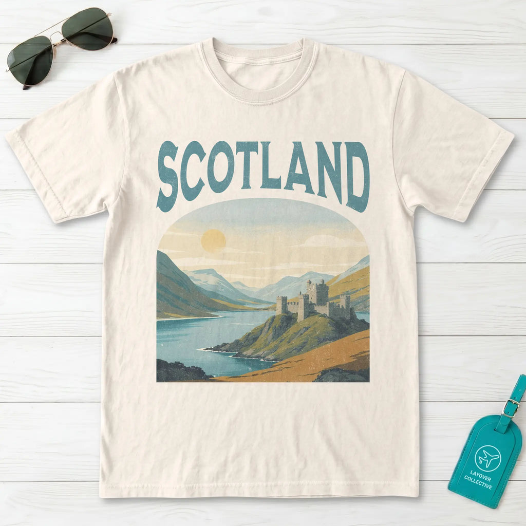 Scotland Vintage Travel Poster T-Shirt