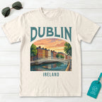 Dublin Vintage Travel Poster T-Shirt