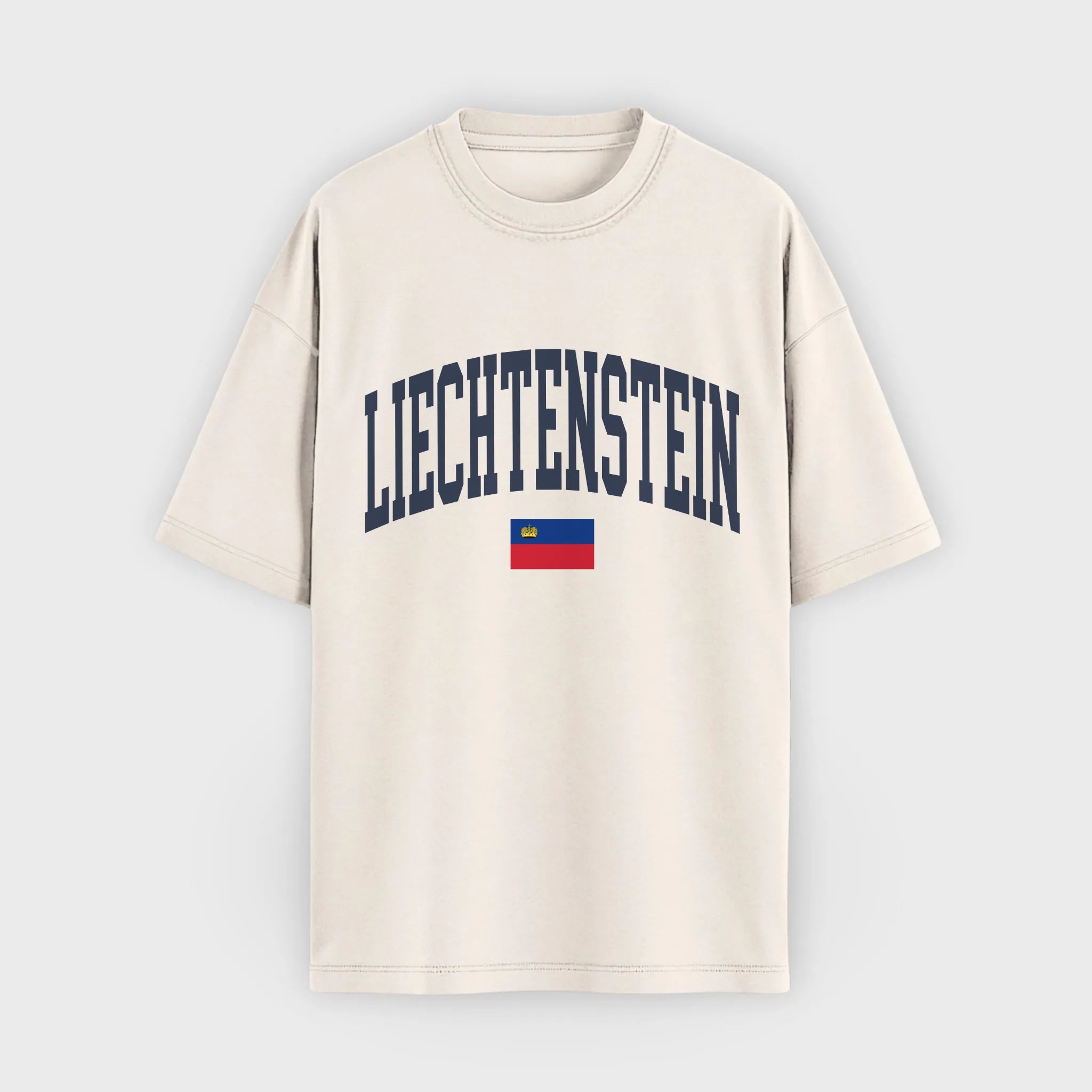 Liechtenstein Collegiate Flag T-Shirt