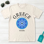 Greece Evil Eye Mandala T-Shirt