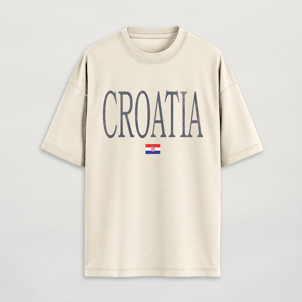 Distressed Croatia T-Shirt
