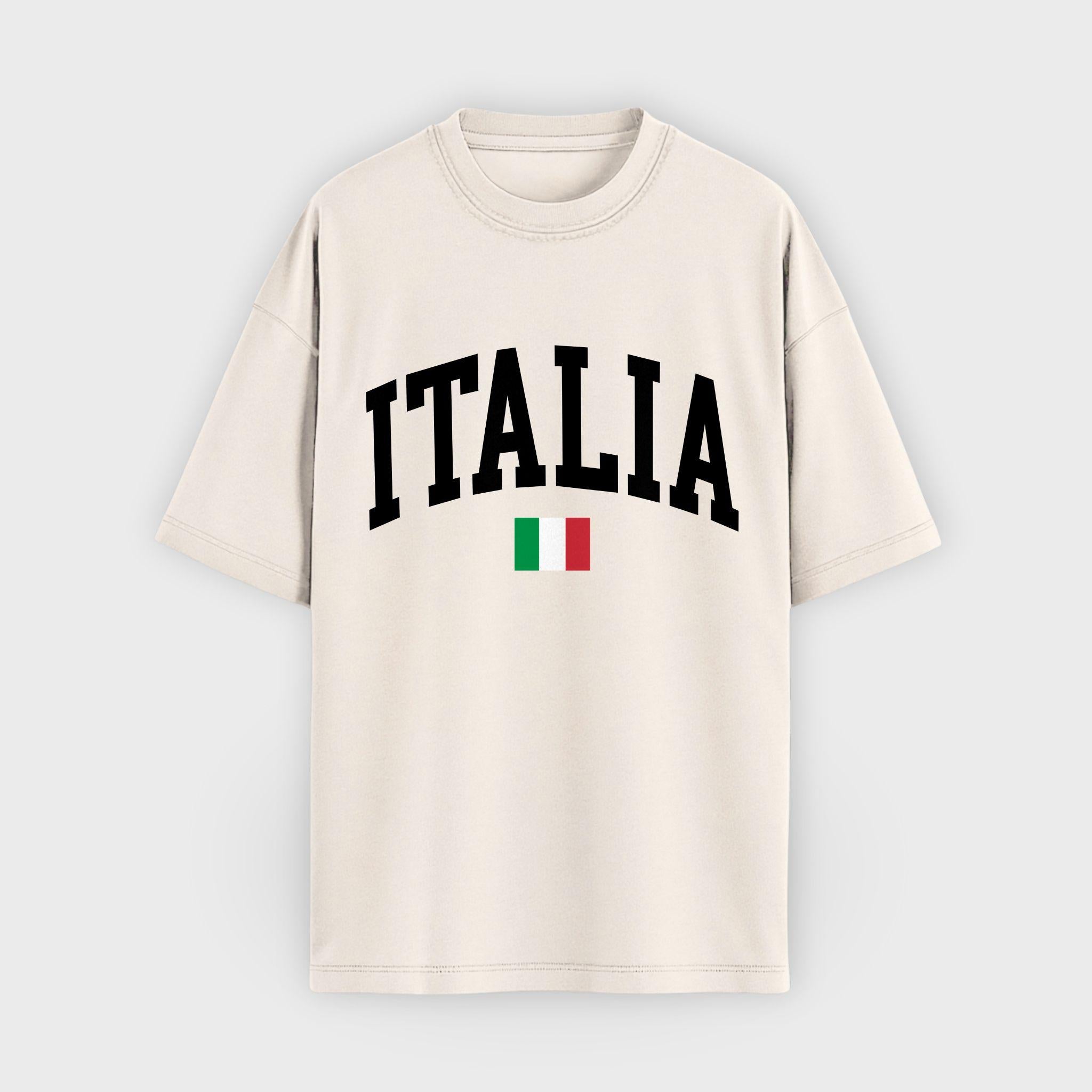 Italia Collegiate Flag T-Shirt