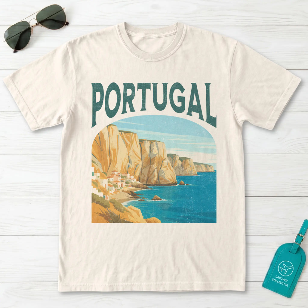 Portugal Vintage Travel Poster T-Shirt