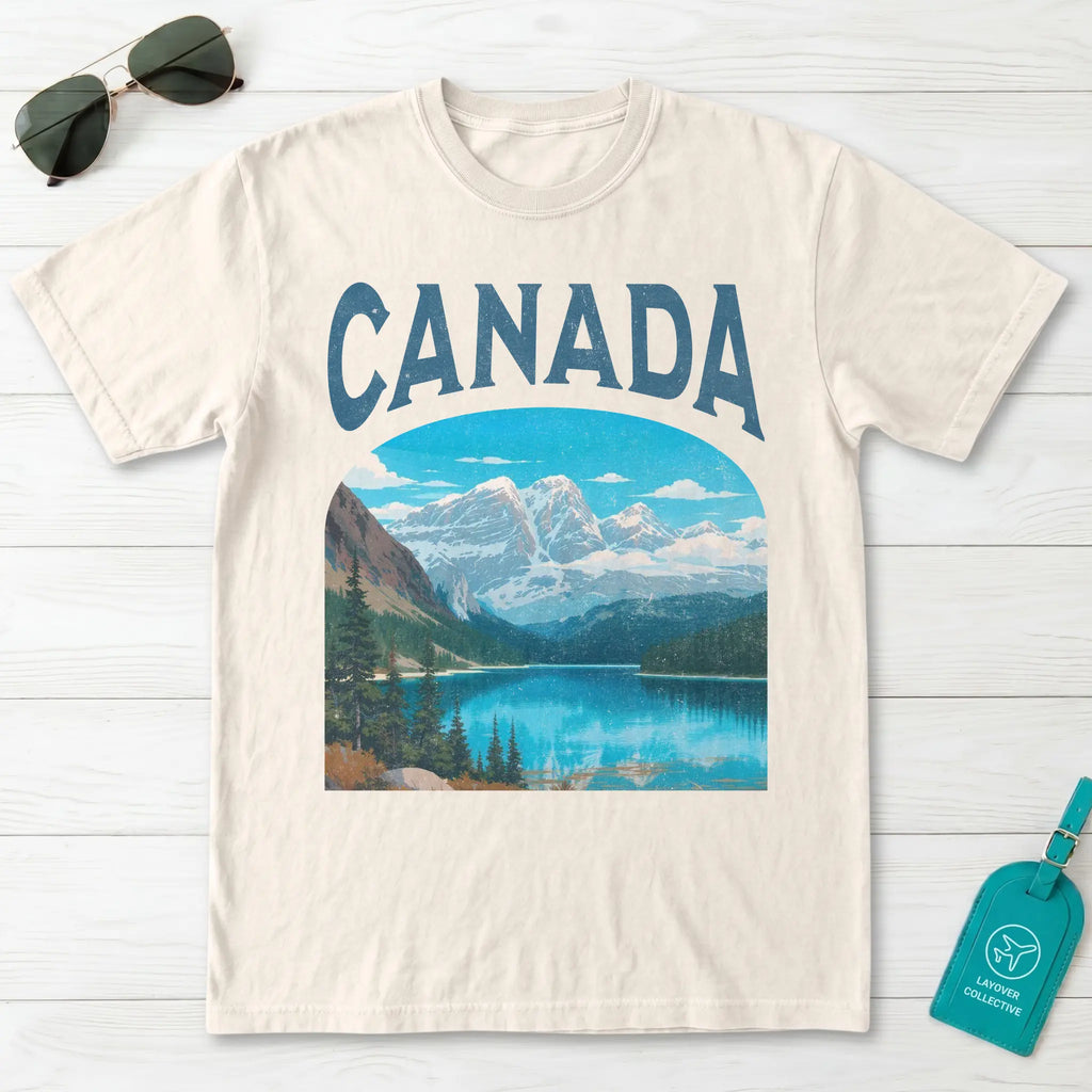 Canada Vintage Travel Poster T-Shirt