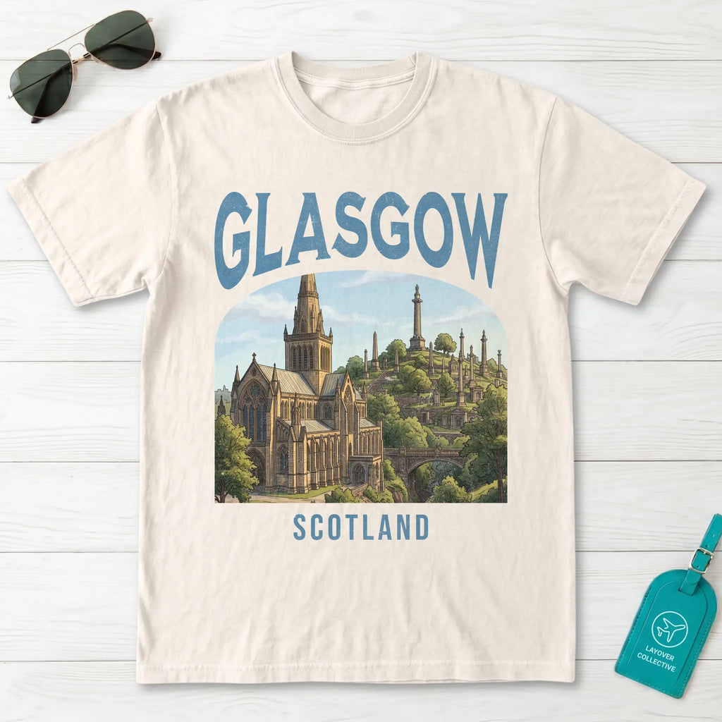 Glasgow Vintage Poster Scotland T-Shirt