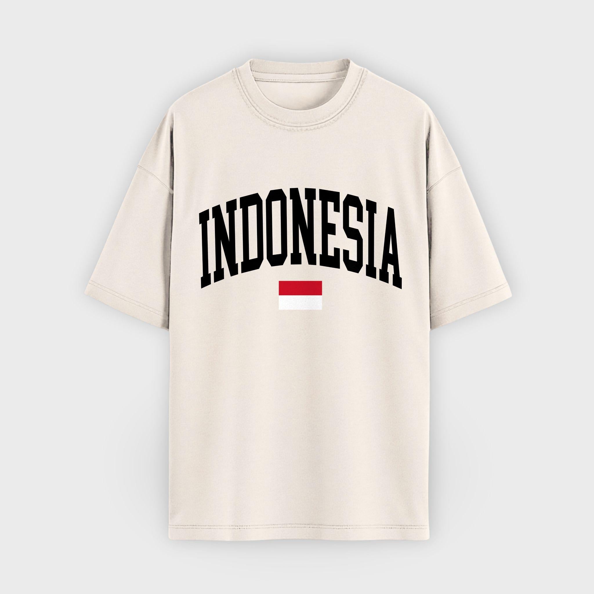 Indonesia Collegiate Flag T-Shirt