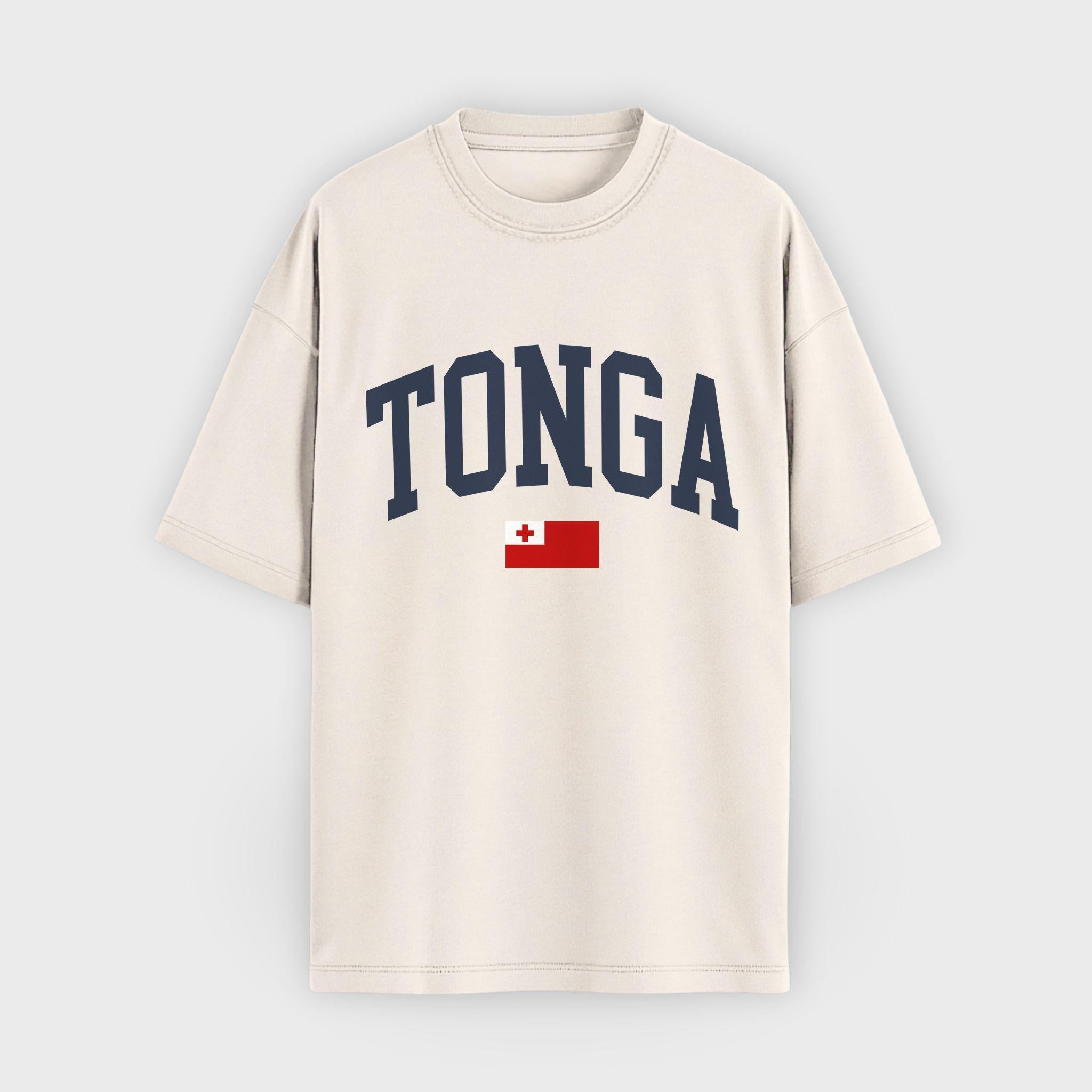 Tonga Collegiate Flag T-Shirt