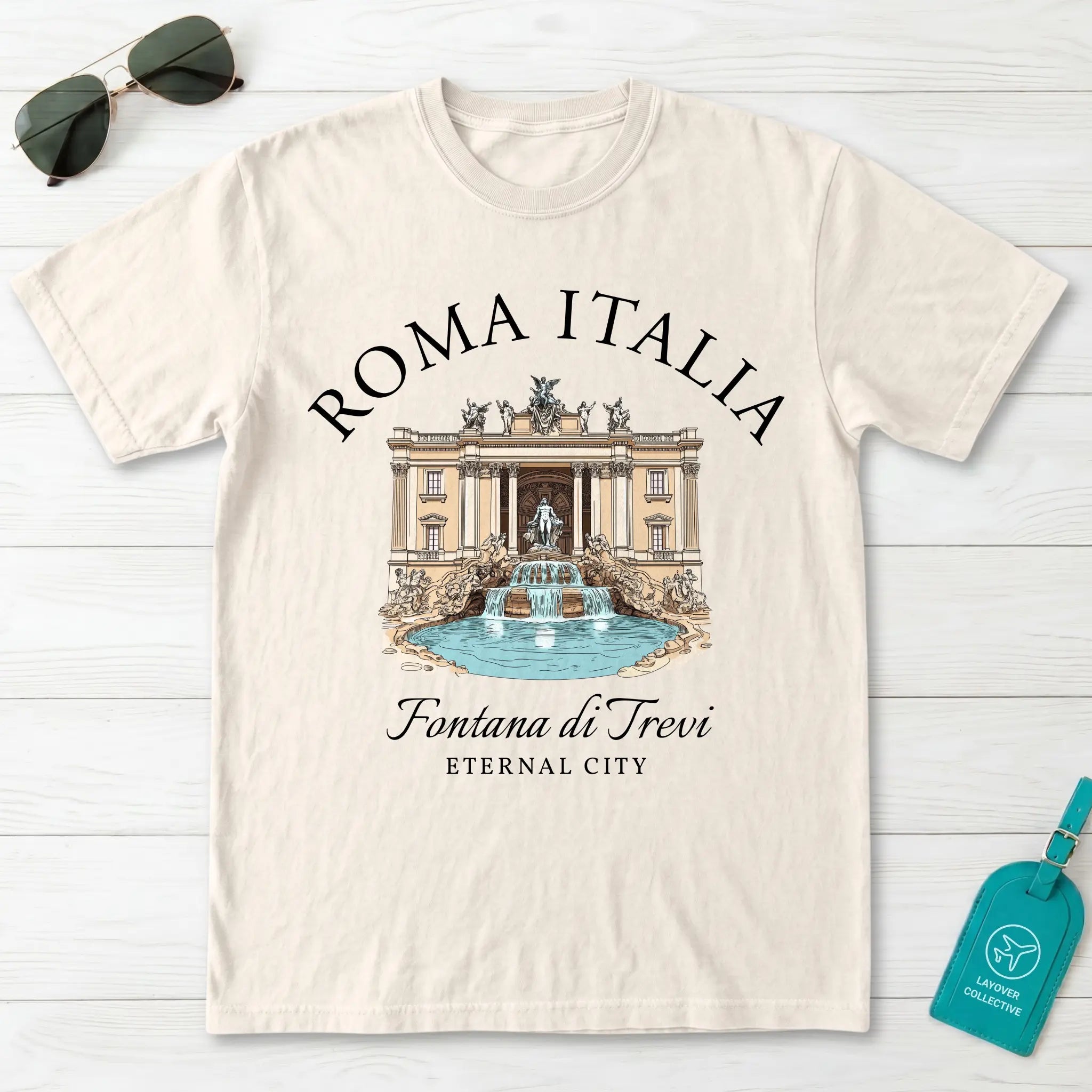 Rome Italy Trevi Fountain T-Shirt