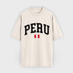 Peru Collegiate Flag T-Shirt