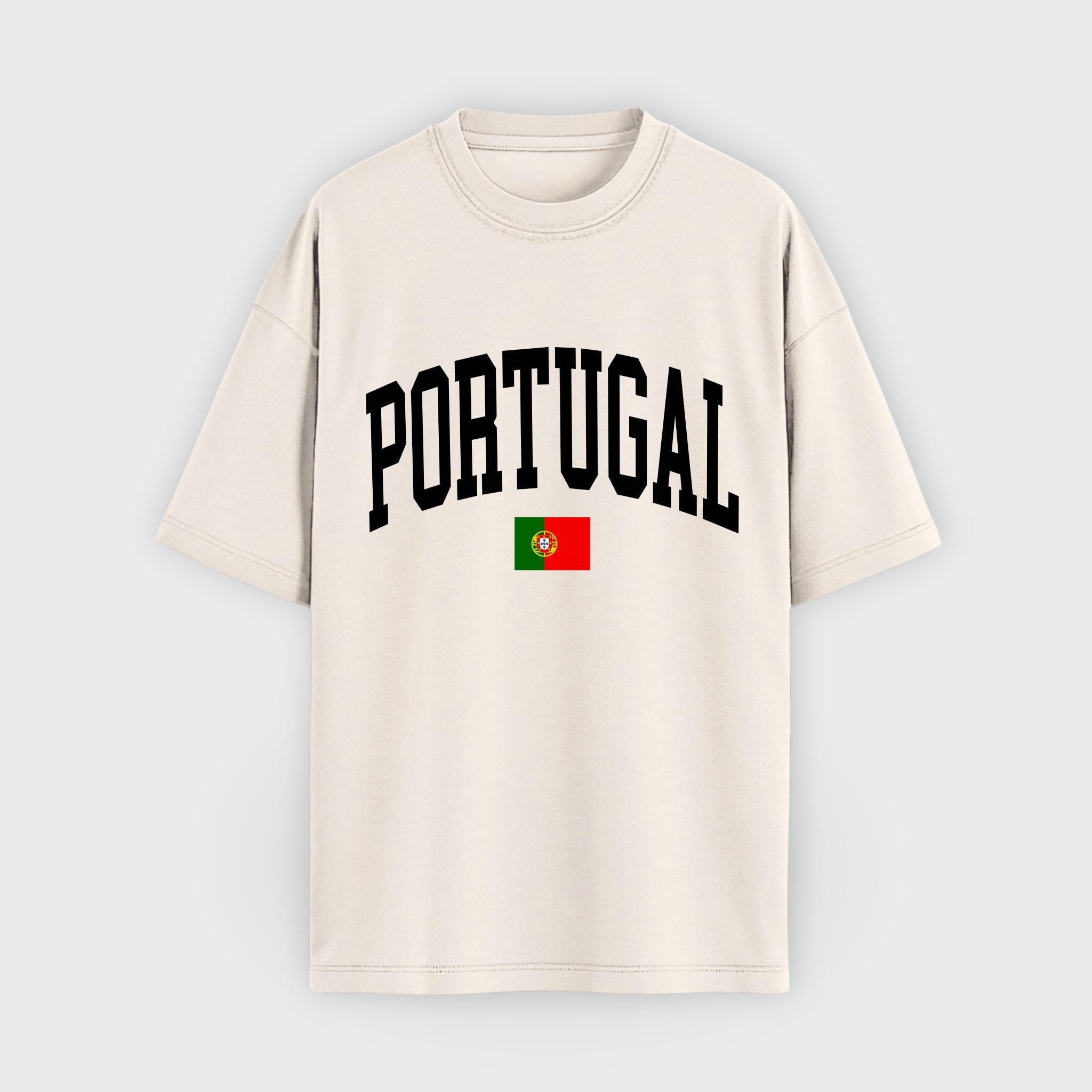 Portugal Collegiate Flag T-Shirt