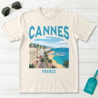 Cannes France Vintage Travel Poster T-Shirt