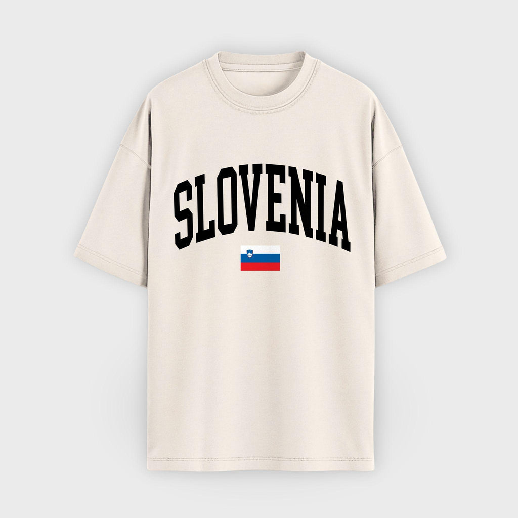 Slovenia Collegiate Flag T-Shirt